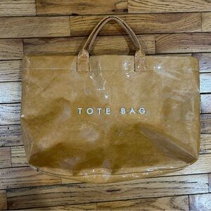 Tan Tote Bag